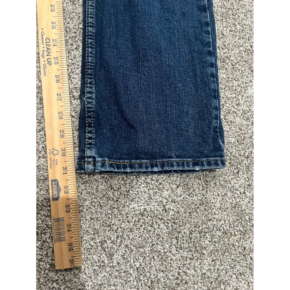 Levis 527 Slim Bootcut Jeans Mens 34x31 Dark Wash Denim Blue 05527-0534